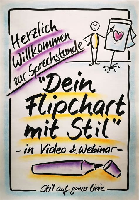 Dein Flipchart Mit Stil In 2020 Flipchart Flipchart Gestalten