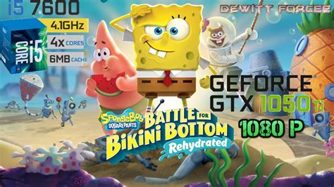 Bob Esponja Batalla Por Fondo De Bikini Rehidratado I GTX TI