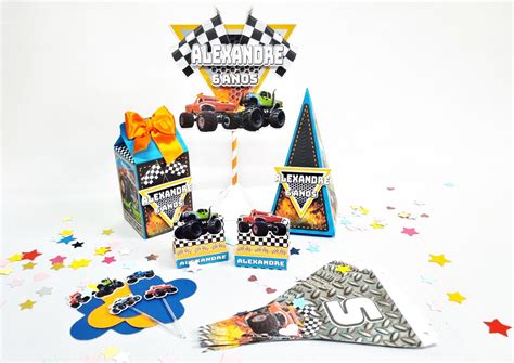 Kit Festa Em Casa Hot Wheels Monster Truck Elo