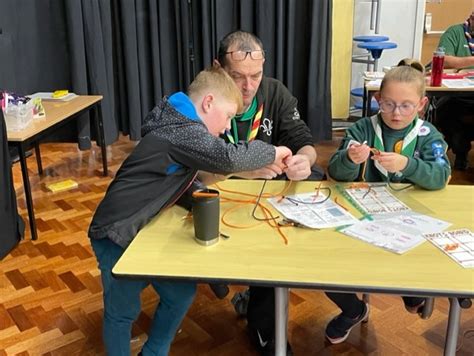 Cubs Master Their Pioneering Skills Blackpool Scouts