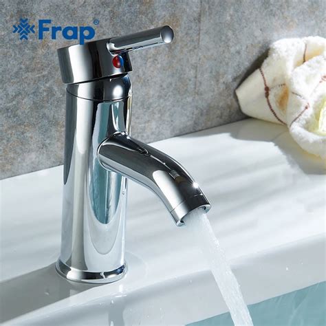Frap Chrome Basin Faucet Single Handle Wash Hair Basin Bathroom Tap Kitchen Sink Hot And Cold