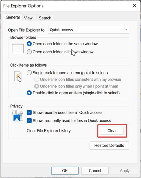 How To Clear Quick Access History In Windows Technoresult