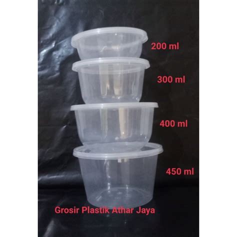 Jual Kotak Makan Plastik Thinwall Victory Food Container Bulat Uk