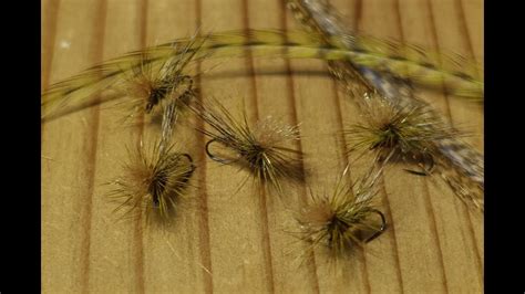 Caddis Pupa Parachute Dry Fly Youtube