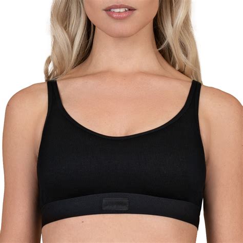 Soutien Gorge Brassi Re Sans Armatures Natural Rib Noir Bye Bra