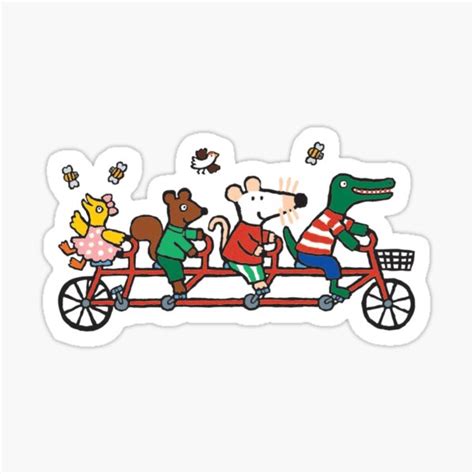 Maisy Tallulah Cyril And Charley Sticker For Sale By Radepsilon