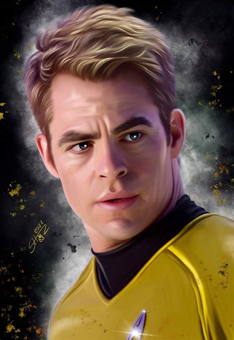 Chris Pine - Captain Kirk - Star Trek by Larkistin89 on DeviantArt