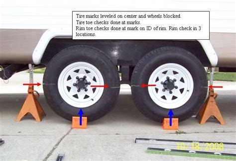 Rvnet Open Roads Forum Towing Trailer Axle Alignment Specs