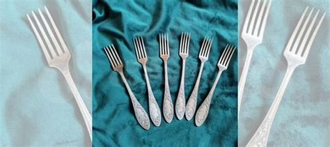 Мельхиоровые вилки СССР,набор 6 шт купить в Москве с доставкой | Хобби ...