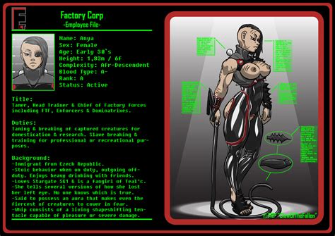 Factory Profiles Anya By Clawofthefallen Hentai Foundry