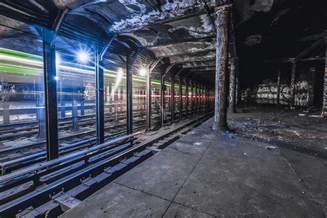 Photographer Dark Cyanide Capturess Abandoned Nyc Subways Photos