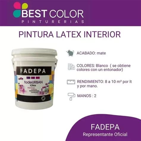 Pintura Latex Interior Blanco 20 Litros Enduido Rodillo En Venta En