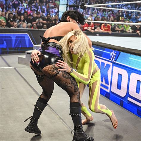 Charlotte Flair, and Rhea Ripley | Friday Night Smackdown | March 17 ...