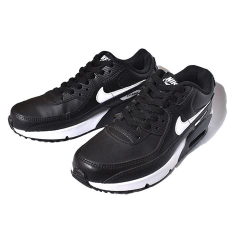 NIKE AIR MAX LTR GS BLACK WHITE ナイキ エアマックス レザー スニーカー 黒 ブラック 白 ホワイト