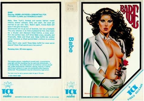 Babe On Tcx United Kingdom Betamax Vhs Videotape