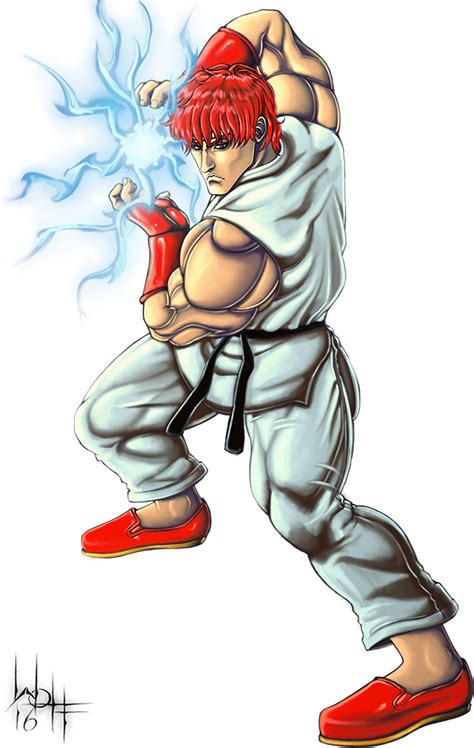 Download Png Ryu Drawing Hadouken Ryu Street Fighter 1987 Png Image