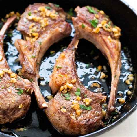 Pan Fried Lamb Chops Recipe IFoodReal