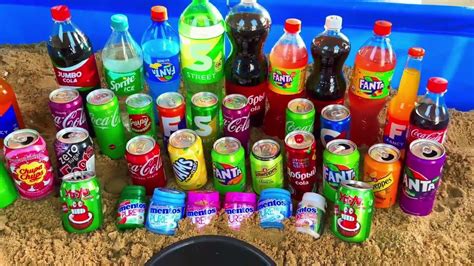 Experiment Giant Coca Cola Mirinda Pepsi Mtn Dew Sprite And Other