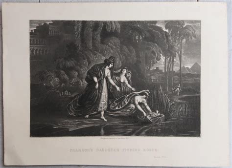 Mezzotint By John Martin Pharaoh S Daughter Finding Moses Sangster C 1850 For Sale At 1stdibs