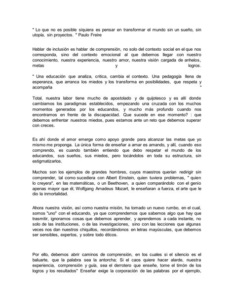 Palabras De Apertura Docx Descarga Gratuita