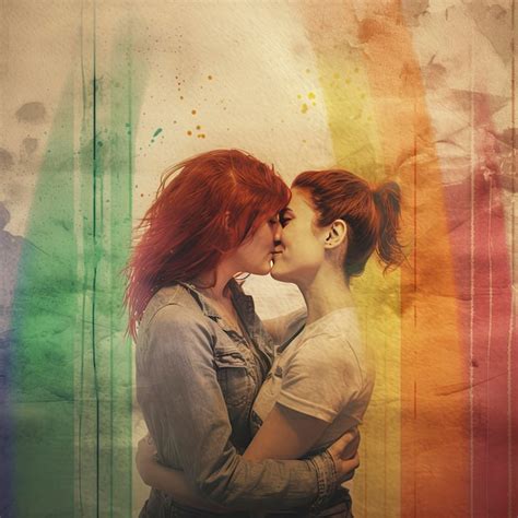 Premium AI Image Photo Beautiful Lesbian