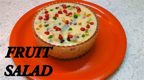 Fruit Custard Recipe Super Creamy Summer Desert Mixed Fruit Custard