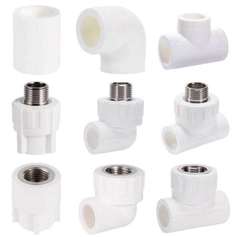 Mm Mm Ppr Coupling Socket Elbow Hot Cold Water Pipe Fittings Hot Melt Tee Connector