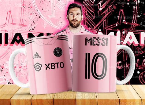 Plantillas Diseños Para Sublimar Tazas Messi Inter Miami Avisos en