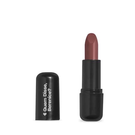 Batom Nude Marrom Cremoso Quem Disse Berenice G Shopee Brasil