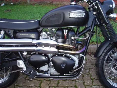 2008 57 Triumph Scrambler Bonneville 900 900cc Naked Black