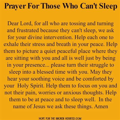Prayer When You Cant Sleep The Witness
