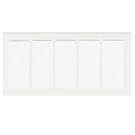 Self Adhesive Felt Pad 40x90mm White Furnica