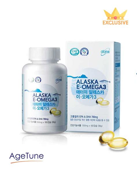 ATOMY Alaska E-Omega 3 (180 Tablets) - Age Tune