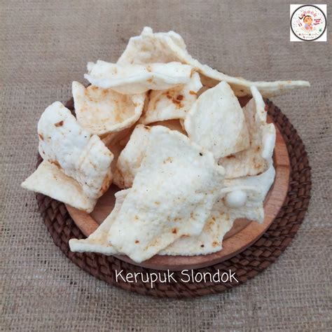 Jual Kerupuk Slondok 150 Grkeripik Snackkerupuk Gurih Shopee Indonesia