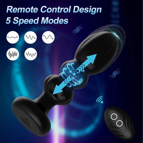 Remote Control Anal Plug Modes Vibration Thrusting