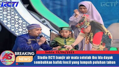 Detik² hafidz kecil ini biasa berjalan berkat pengobatan ibu Ida dayak