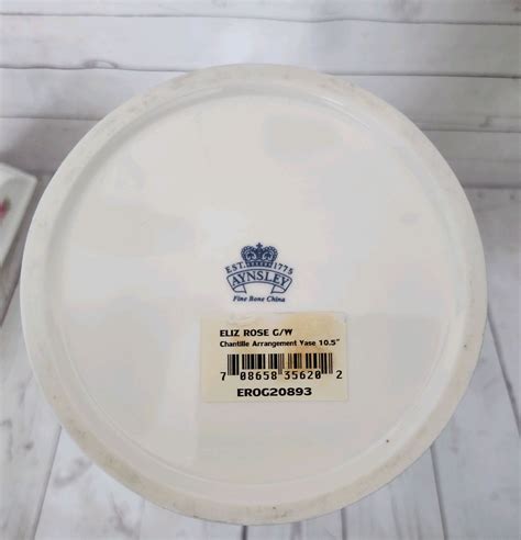 Винтаж: Ваза фарфоровая Эйнсли Aynsley Elizabeth Rose в интернет ...