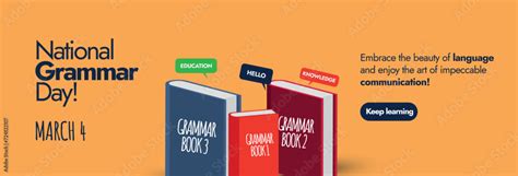 National Grammar Day 4th March National Grammar Day Celebration Cover