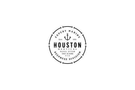 Le Logo Nautique Vecteur Premium