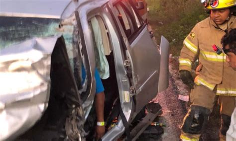 Dos muertos deja fatal accidente en carretera Cancún Leona Vicario