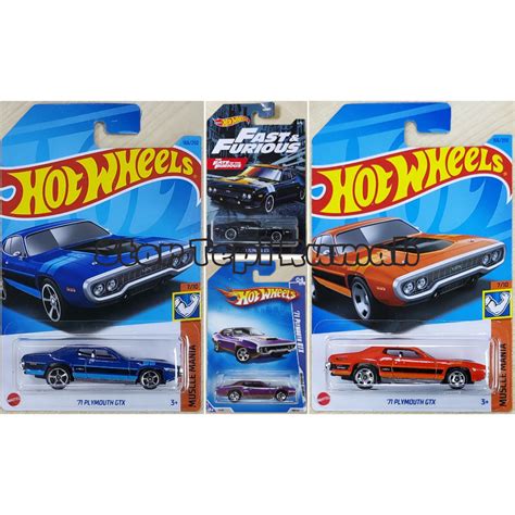 Hot Wheels Plymouth GTX HW Muscle Mania Fast Furious Shopee Malaysia