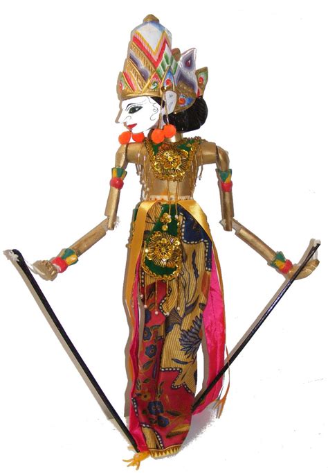 Large Rama And Sinta Wayang Golek Rod Puppets Genuine Etsy