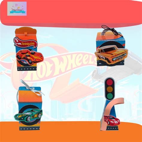 Kit Festa Lembrancinhas Personalizadas Hot Wheels Elo