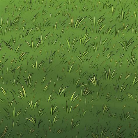 Premium AI Image | Easy Breezy Greens A Cartoon Grass Texture Tutorial