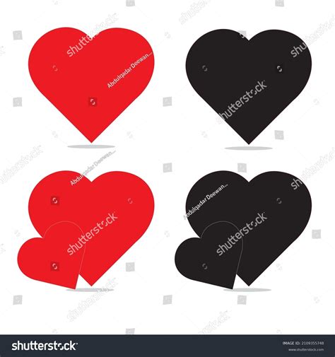 This Hart Shape Vectors This Editable Stock Vector (Royalty Free ...