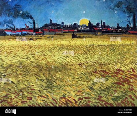 Wheatfield By Van Gogh Hi Res Stock Photography And Images Alamy