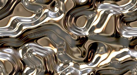 chrome liquid metal seamless background texture  stock photo