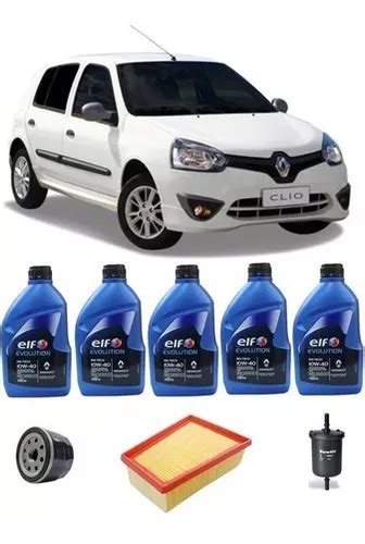 Kit Troca E Filtros Renault Clio 1 6 16v Elf 10w40 Parcelamento