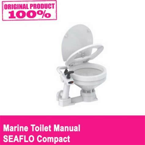 Jual Toilet Marine Manual Seaflo Original Marine Compact Toilet Seaflo ...