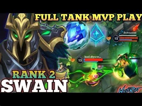 Swain Support Tank Mvp Play Underrated Op Build Top Global Swain